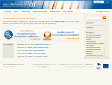 Tablet Screenshot of evs.ee