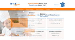 Desktop Screenshot of evs.fr